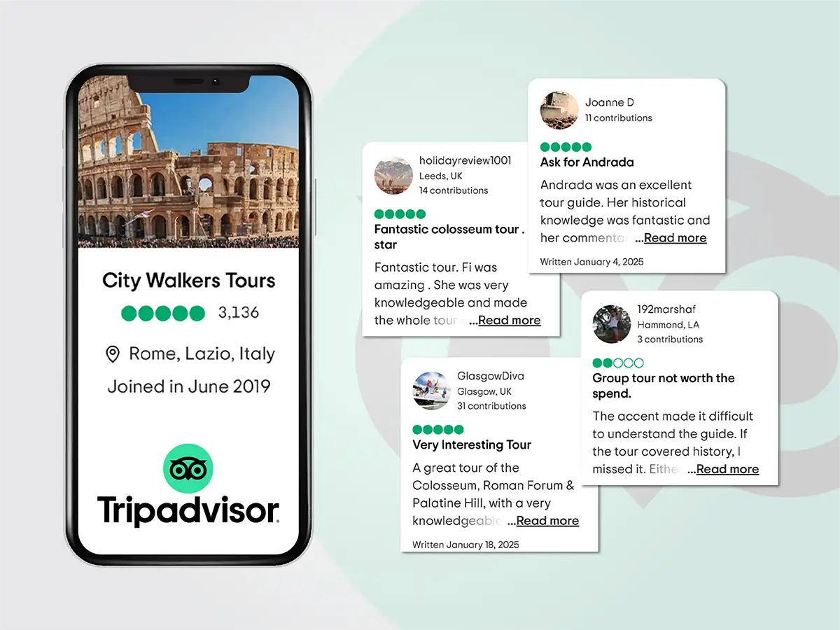 Purchase verified TripAdvisor reviews to gain credibility and attract more customers